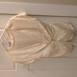 Vintage silk loose-fit top